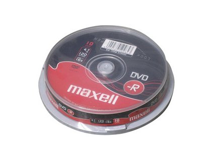 DVD-R MAXELL 4,7GB 16X 10ks/cake