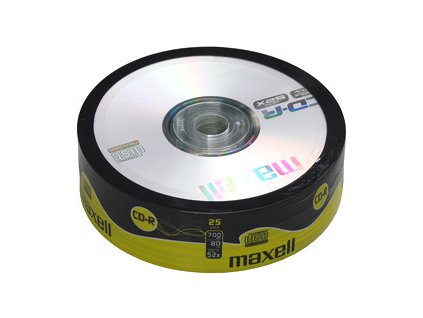 CD-R MAXELL 700MB 52X 25ks/spindel