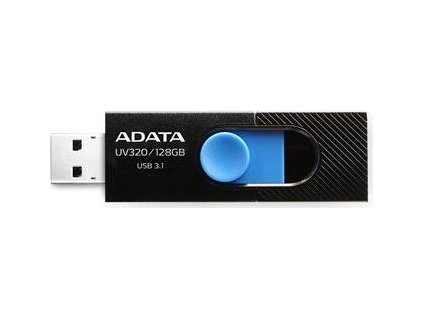 USB kľúč ADATA DashDrive™ Series UV320 128GB USB 3.1 flashdisk, výsuvný, čierny+modra