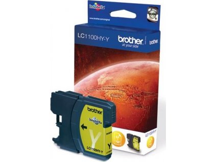 kazeta BROTHER LC-1100 Yellow HY MFC-6490CW/DCP-6690CW (750 str.)