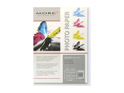 papier MORE COLOR LASER matný 25ks/A4 195g laser