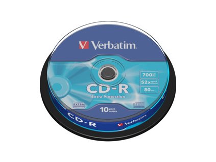 CD-R VERBATIM DTL 700MB 52X 10ks/cake