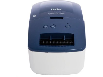 Tlačiareň štítkov BROTHER QL-600B - 62mm, 71mms, termálna, USB, SOHO tlačiareň štítkov