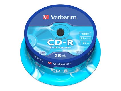 CD-R VERBATIM DTL 700MB 52X 25ks/cake