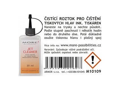 čistiaci roztok MORE pre tlačové hlavy atram. tlačiarní, 20ml