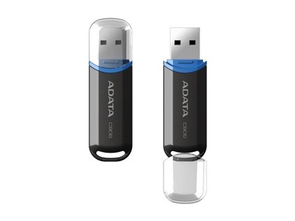 USB kľúč ADATA Classic Series C906 32GB USB 2.0 snap-on cap design, čierny