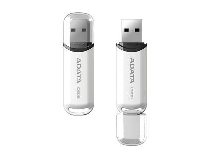 USB kľúč ADATA Classic Series C906 32GB USB 2.0 snap-on cap design, biely