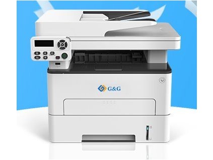 MFP laser G&G M4100DW, 33 A4/min, čb, duplex, LAN / WiFi / USB, ADF