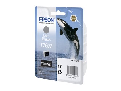 kazeta EPSON T7607 SureColor SC-P600 light black