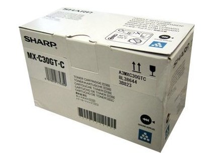 toner SHARP MX-C30GTC Cyan MX-C250/C300/C301/C303/C304 (6000 str.)