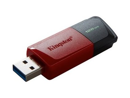 Kingston Flash Disk 128GB USB3.2 Gen 1 DataTraveler Exodia M (Black + Red)