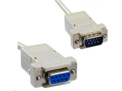 PREMIUMCORD Sériový kábel 2m predĺženie (Canon 9M/9F, rozbočovač, RS232)