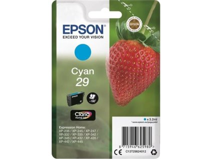 Atramentová tyčinka EPSON Singlepack "Strawberry" Cyan 29 Claria Home Ink