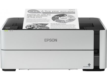Atramentová tlačiareň EPSON EcoTank Mono M1180, A4, 1200x2400 dpi, 39 str. za minútu, USB, Ethernet, Wi-Fi, duplex, Trade In 1000 Kč