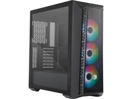 Cooler Master case MasterBox 520 Mesh, ATX, bez zdroje, průhledná bočnice, černá