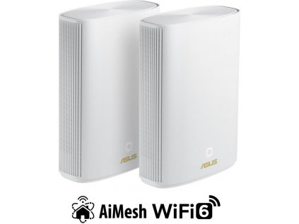 ASUS ZenWiFi XP4 Hybrid 2-pack Wireless AX1800 Dual-band Powerline Mesh WiFi 6 System, Homeplug AV2