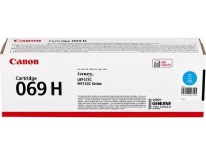 toner CANON CRG-069H cyan i-SENSYS MF752Cdw/754Cdw, LBP673Cdw (5500 str.)