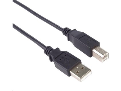 PREMIUMCORD Kabel USB 2.0 A-B propojovací 1m, barva černá