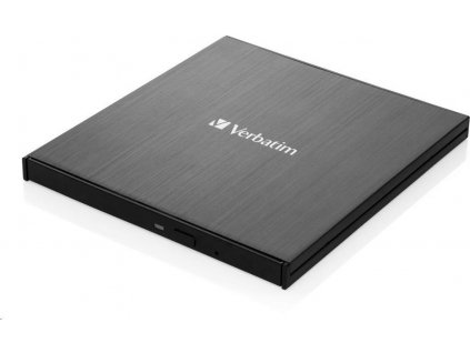 VERBATIM externí mechanika Slimline Blu-ray Writer (USB-C, USB 3.0)  Zdarma BR Disc 25GB (CD DVD BD + NERO