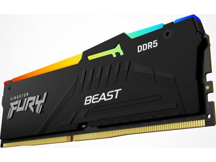 KINGSTON DIMM DDR5 16GB 6000MT/s CL36 FURY Beast RGB EXPO