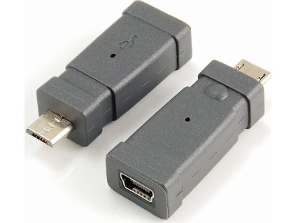 Adaptér USB PremiumCord Mini 5 PIN/samec - Micro USB/samec