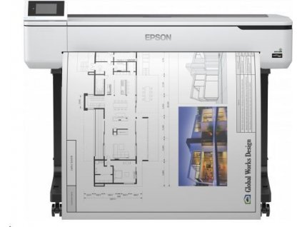 Atrament do tlačiarne EPSON SureColor SC-T5100, 4 farby, A0, 2400x1200 dpi, USB , LAN , WIFI, Ethernet