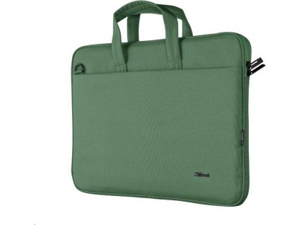 TRUST 16" Bologna Slim Laptop Bag Eco, zelená