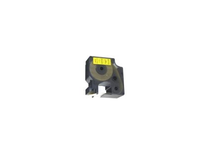 Páska Xerox kompatibilná s DYMO 53718, S0720980, 24 mm x 7 m, čierna tlač / žltý podklad, D1 - ALLPRINT