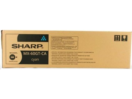Sharp toner cyan (12.000 kópií) MX-2630N; MX-2651; MX-3050N - MX-6050N; MX-3060N - MX-4060N; MX-3070N - MX6070N; MX-3051