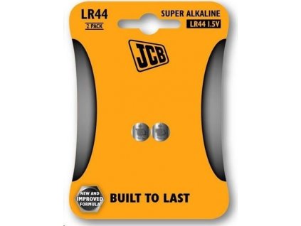 JCB alkalická baterie LR44, blistr 2 ks