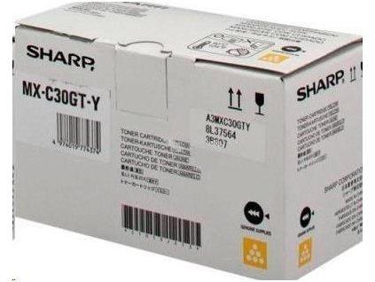 Sharp cartridge toner yellow (6.000 kópií) MX-C250FE, C300WE, C300PE