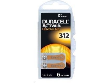 Duracell DA 312 P6 Easy Tab 6pack