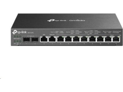 TP-Link ER7212PC OMADA 3v1 VPN router (2xSFP WAN/LAN,1xGbEWAN,1xGbELAN/WAN,8xGbELAN,8xPoE+,110W,fanless)