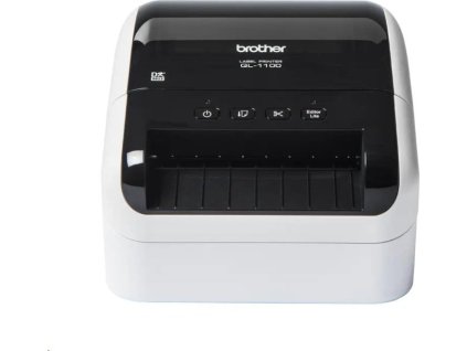 BROTHER tiskárna štítků QL-1100 - 101,6mm, termotisk, USB, Profesionální Tiskárna Štítků - Vestavěná řezačka