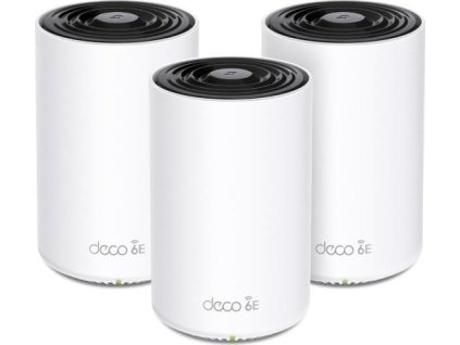 TP-Link Deco XE75 Pro(3-pack) WiFi6E Mesh (AXE5400,2,4GHz/5GHz/6GHz,1x2,5GbELAN/WAN,2xGbELAN)
