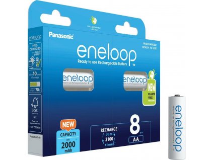 PANASONIC HR6 AA 3MCCE/8BE ENELOOP N, 2000 mAh (Blistr 8ks)