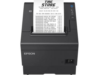 Epson TM-T88VII, USB, USB Host, RS232, Ethernet, ePOS, black