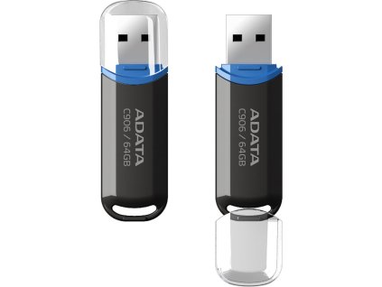 ADATA Flash disk 32GB C906, USB 2.0 Klasická, čierna