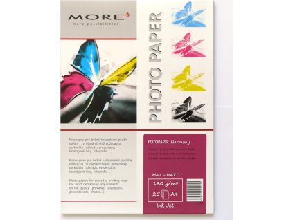 Fotopapier ARMOR MORE Harmony 180g/m2; matný, 25 listov, A4