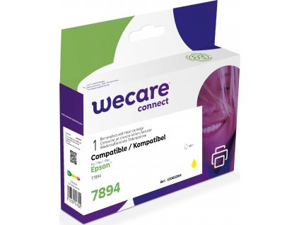 WECARE ARMOR kazeta pre Epson WorkForce Pro WF-5110, 5190, 5620, 5690 (C13T789440), žltá/žltá, 38 ml, 4000str