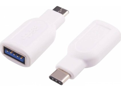 PremiumCord adaptér USB 3.1 konektor C - USB 3.0  A (M/F), OTG, bílá