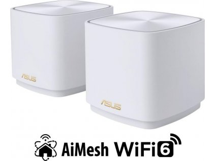 ASUS ZenWiFi XD4 Plus 2-pack white Wireless AX1800 Dual-band Mesh WiFi 6 System