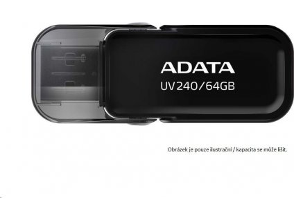 ADATA Flash Disk 32GB USB 2.0 Dash Drive UV240, Black