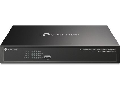 TP-Link VIGI NVR1008H-8MP, [NVR, 8 channels, 8x PoE]