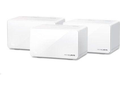 MERCUSYS Halo H90X(3-pack) WiFi6 Mesh (AX6000,2,4GHz/5GHz,1x2,5GbELAN/WAN,2xGbELAN/WAN)