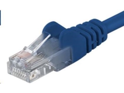 PremiumCord Patch kábel UTP RJ45-RJ45 CAT6 0.5m modrá