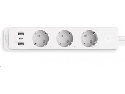 TP-Link Tapo P300(EU) chytrý WiFi prodlužovací kabel (3x230V,2xUSB-A,1xUSB-C,2300W,10A,2,4 GHz,BT)