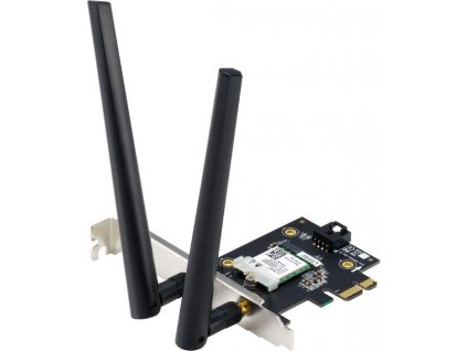 ASUS PCE-AXE5400 Wireless AXE5400 PCIe Wi-Fi 6E Adapter Card, Bluetooth 5.2