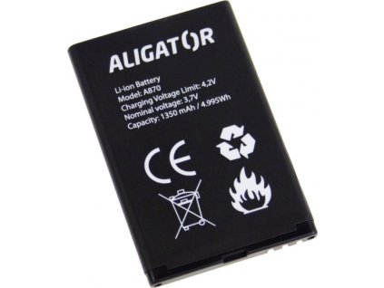Aligator baterie Li-Ion 1450 mAh pro Aligator, kompatibilita viz popis