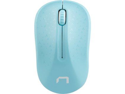Natec optická myš TOUCAN/1600 DPI/Cestovní/Optická/1 600 DPI/Bezdrátová USB/Bílá-modrá
